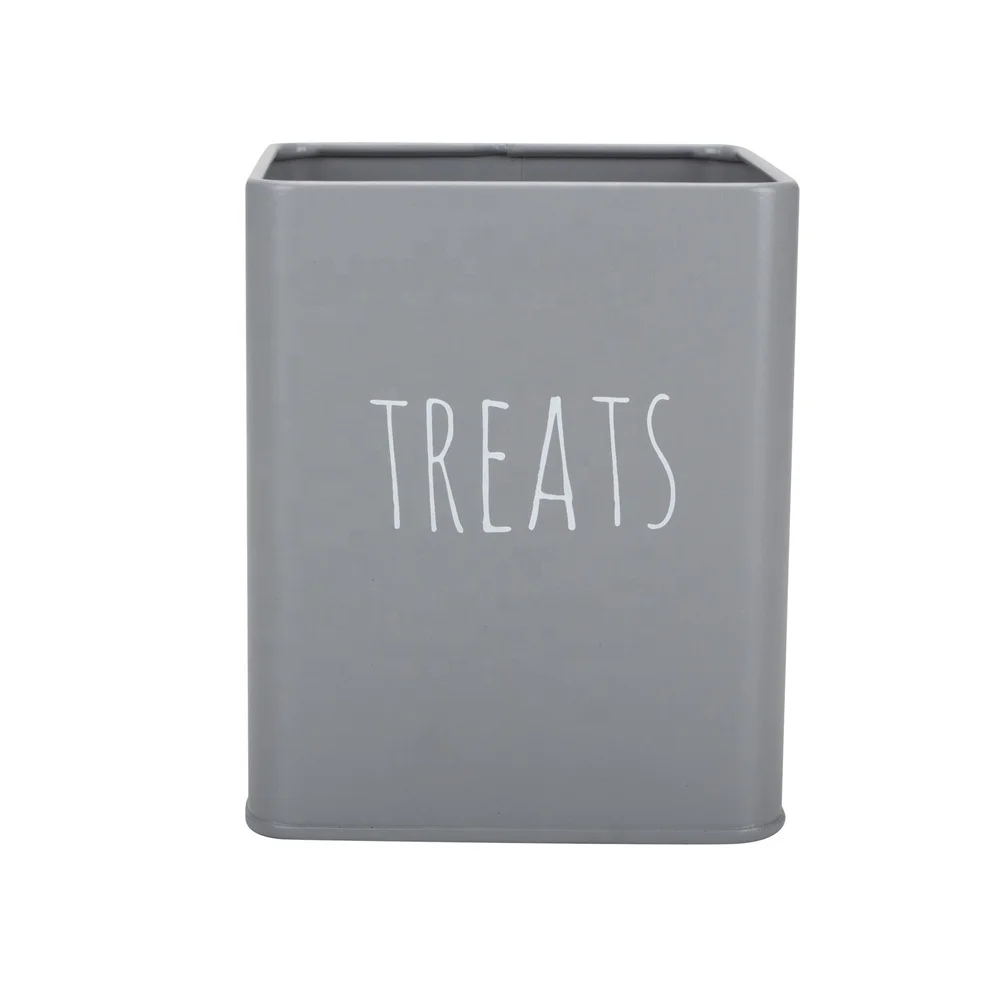 Metal Pet Food Storage Container with Scoop