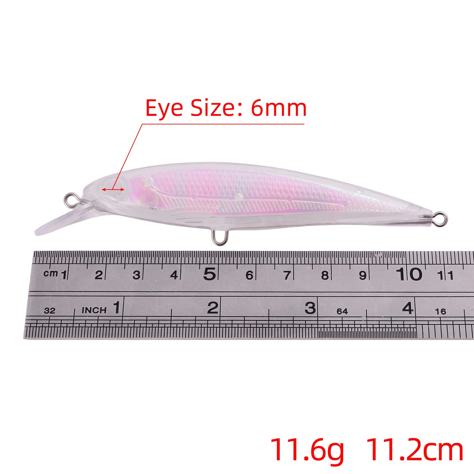 110mm 11.7g Blank Lures Jerkbait Lure Bodies Unpainted Blanks Minnow Lure