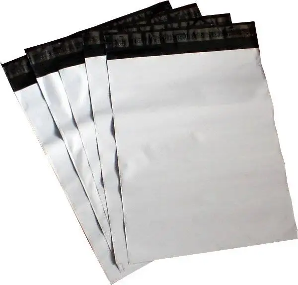 100% Corn starch biodegradable material express mail bag with logo self-adhesive plastic express shipping mail bag