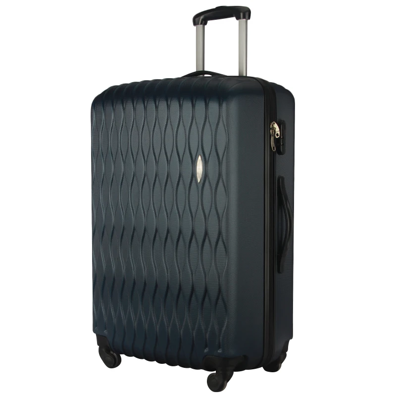 Durable high quality business trolley traveling wholesale abs hard shell luxury hard sided luggage sets