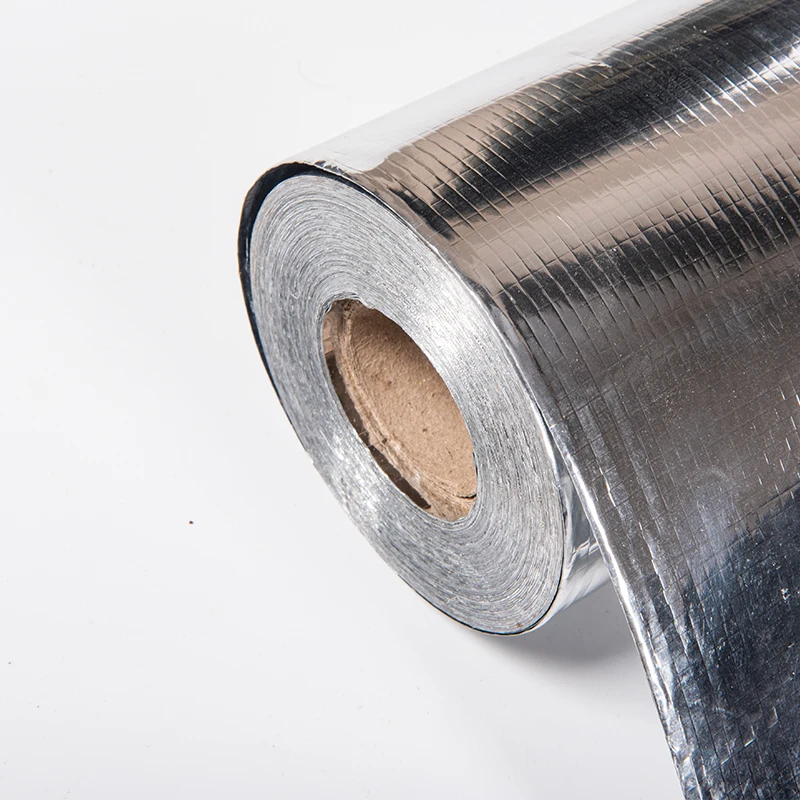 Heat Thermal Insulation Materials Woven Fabric Laminating Film for Roofing