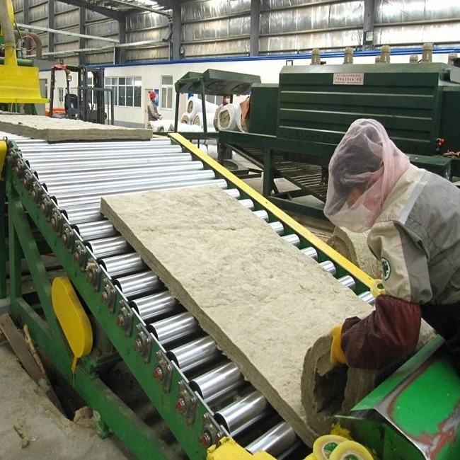 insulation mineral wool blanket felt rolls 50mm rock wool blanket with wire mesh