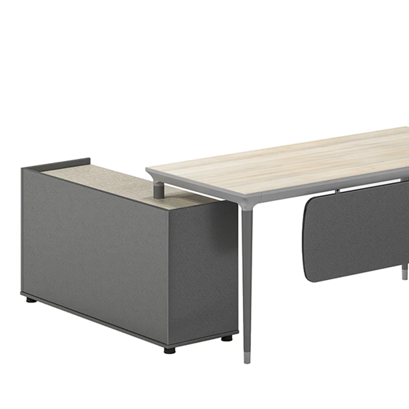 Pengpai Modern Office Wooden Melamine Computer Desk with Drawer Office Table
