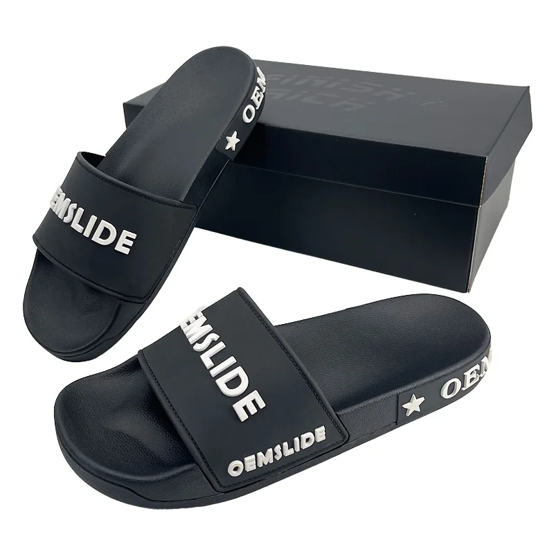 Wholesaler Masculino Sleepers Exclusive Process Rubber Mens Slides Slipper Wholesale Slide Sandals Mens Slides Slipper