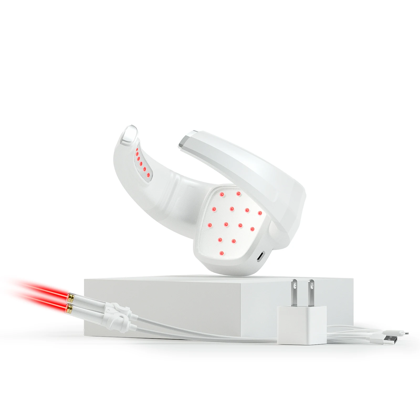 27 diode 650nm laser photobiomodulation rehabilitation equipment low level laser theray blood circulation device for cervical