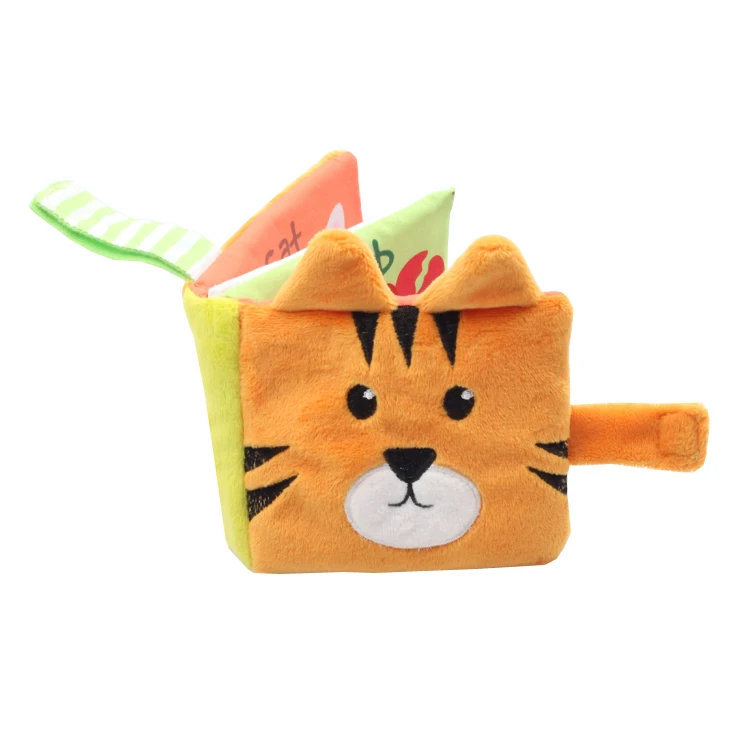 best gifts newborn Early educational fabric toys washable children toddler soft baby cloth book with crinkle paper