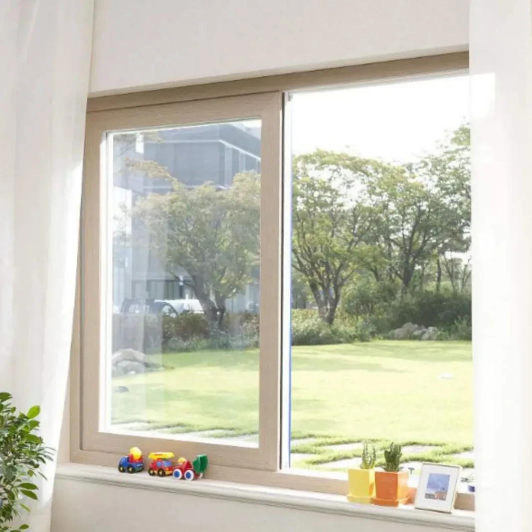 Double Glazed Pvc Profile Upvc Windows And Doors  Hurricane Impact Frame Glass  UPVC Sliding Window