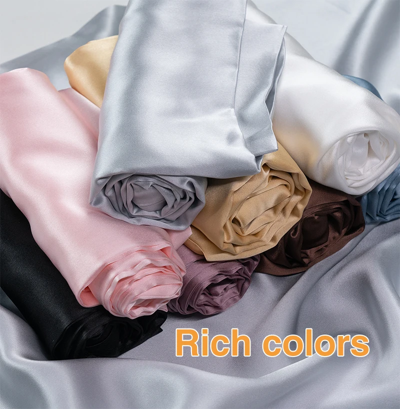 Оптовая продажа, наволочка из органического шелка, Высококачественная наволочка из чистого шелка на заказ, наволочка из тутового шелкопряда