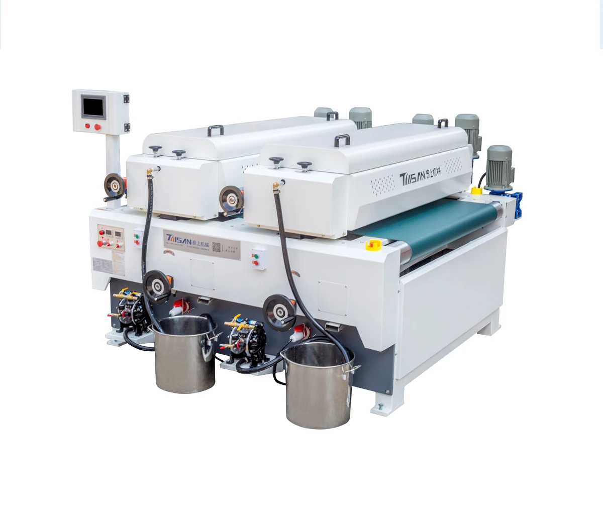 Uv Double Roller Coater Machine Roll Chemical Coating For Furniture