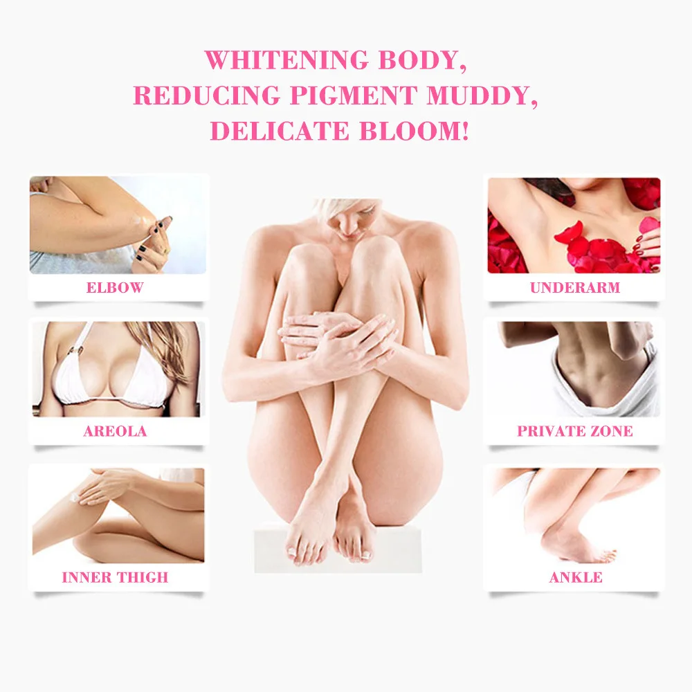 Skin Care Cream Pink Body Girl Private Parts Areola Nipple Underarm Armpit Whitening Lips Whitening Gel