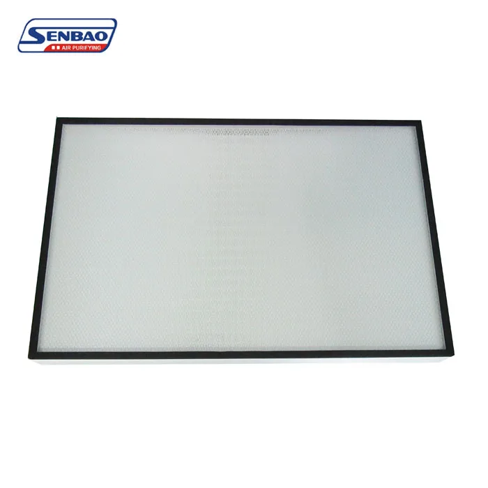 High Efficiency H13 H14 Mini-Pleat HEPA Air Filter New Construction Paper Panel Filter for Industrial & Farm Dust Filter Media