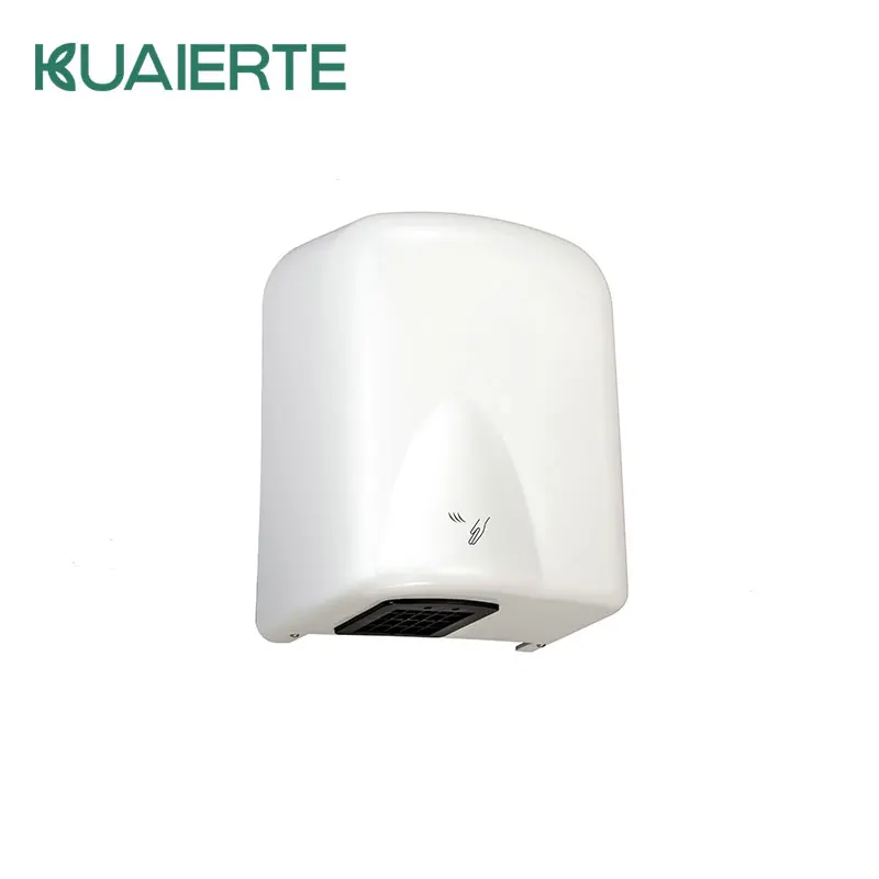 Kuaierte small size mini abs white automatic sensor electric hand dryer for small public toliet