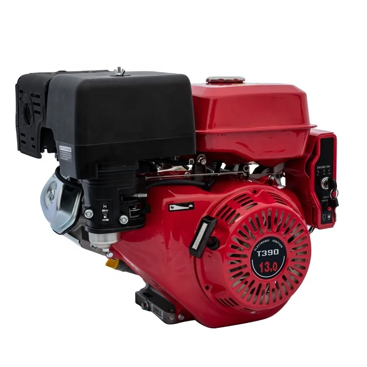 13HP Horizontal Shaft Electric Start Gasoline Engine For Log Splitter