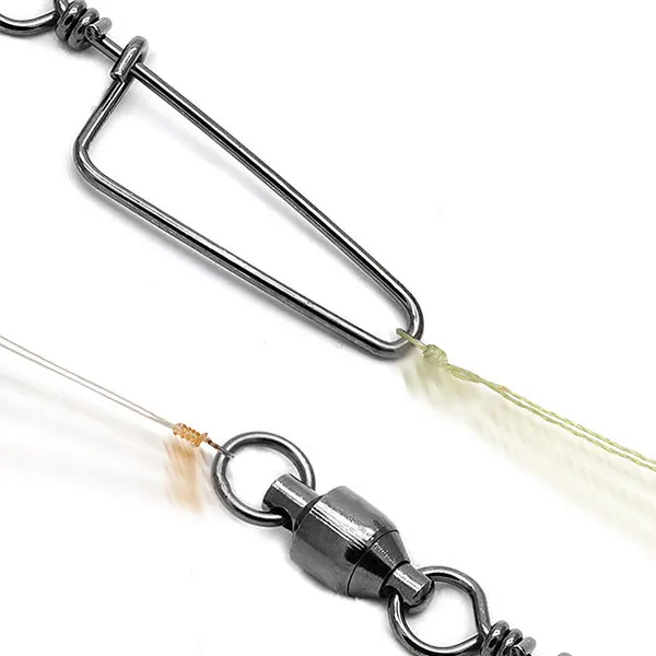 TOPIND Wholesale Black Nickel Ball Bearing Swivel with Coastlock Snap