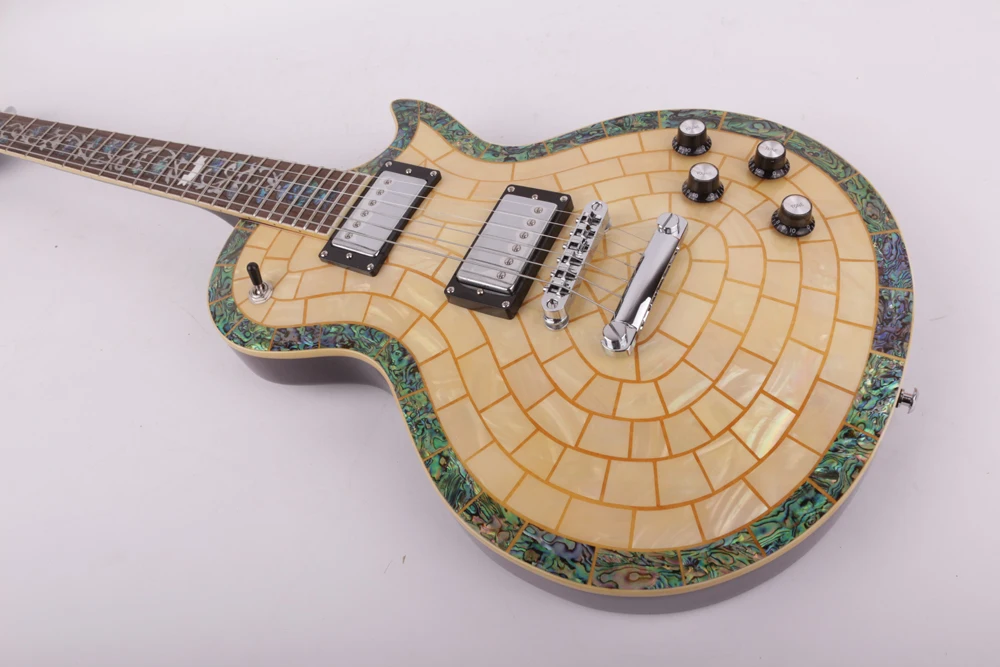 good quality  oem custom lp pearl top electric guitar electricas electro electrique guitare guiter guitarra gitar guitars