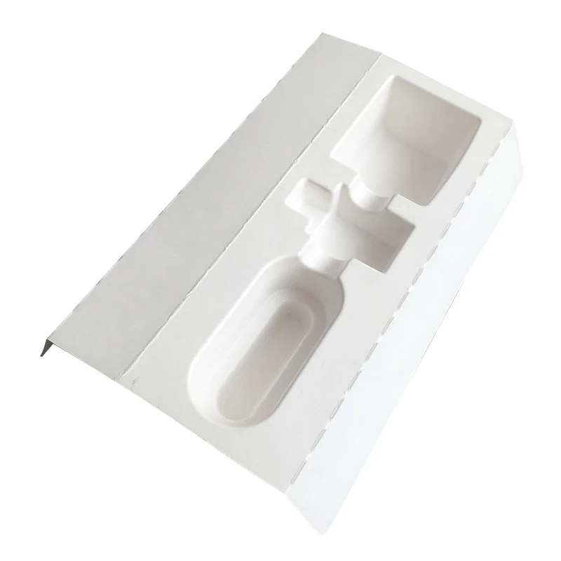 Pulp Fiber Products Trays 100% Biodegradable Eco-friendly Bio Packaging Molded Recycled Paper OEM Packaging Inserts Accept