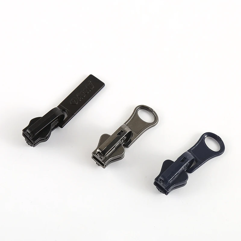 Zipper Head for Clothes Home Textile Baggage Wholesale Custom Colored Bags Shoes #5 Zinc Alloy Zipper Pull