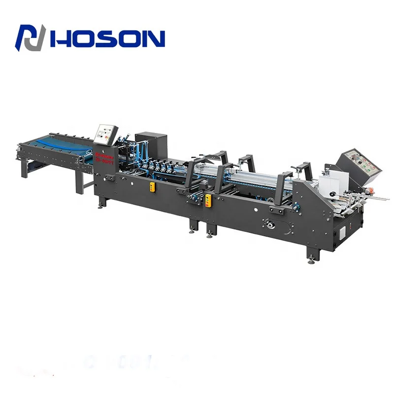 ZH-880PFT Box Folding Gluing Machine