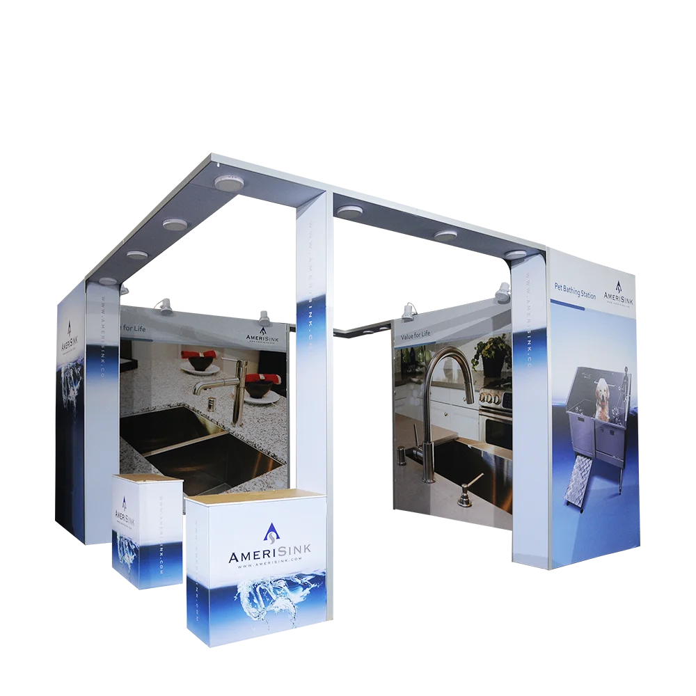 
Popular Custom light weight new style exhibition stand contractor trade show display 