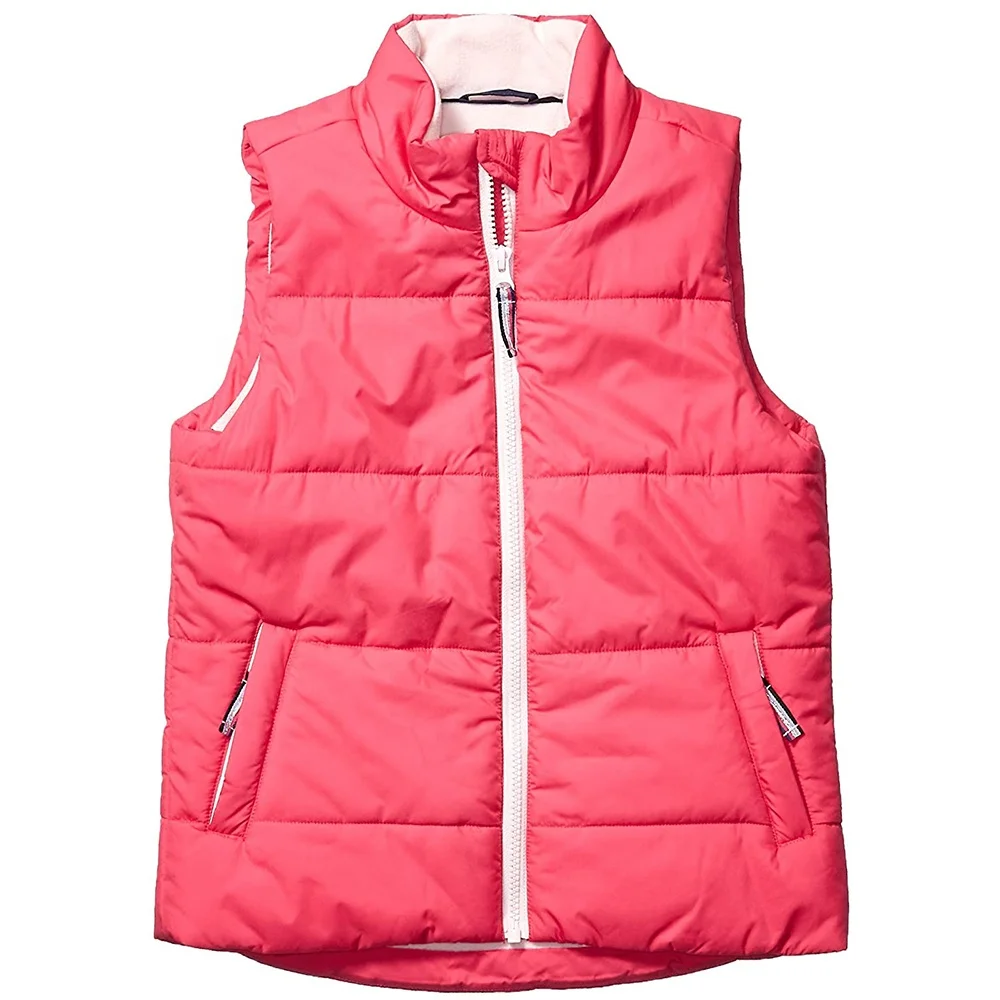 vest coat for women new design red color inside fleece lining high