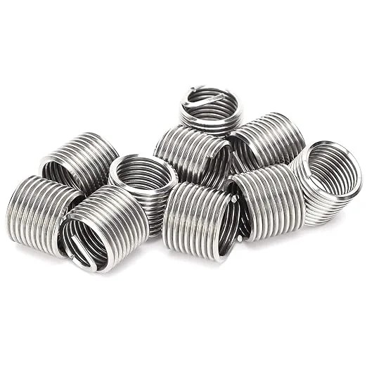 Stainless Steel M10 M12 Wire Thread Insert Heli Coil Insert Screw Fasteners
