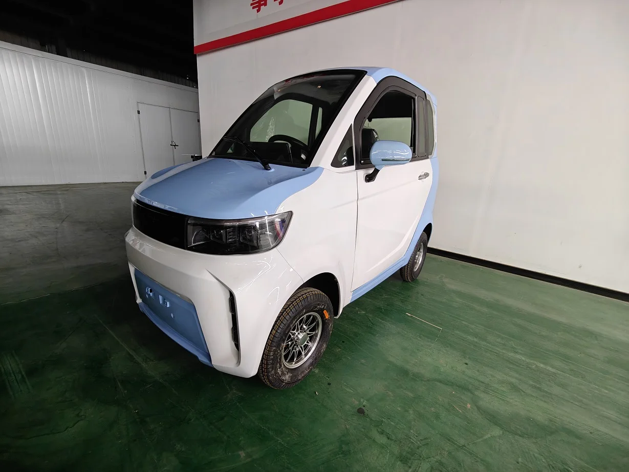 Chinese Factory 2000 W New Energy Vehicle 4-Wheels Closed Design with 2 Seats