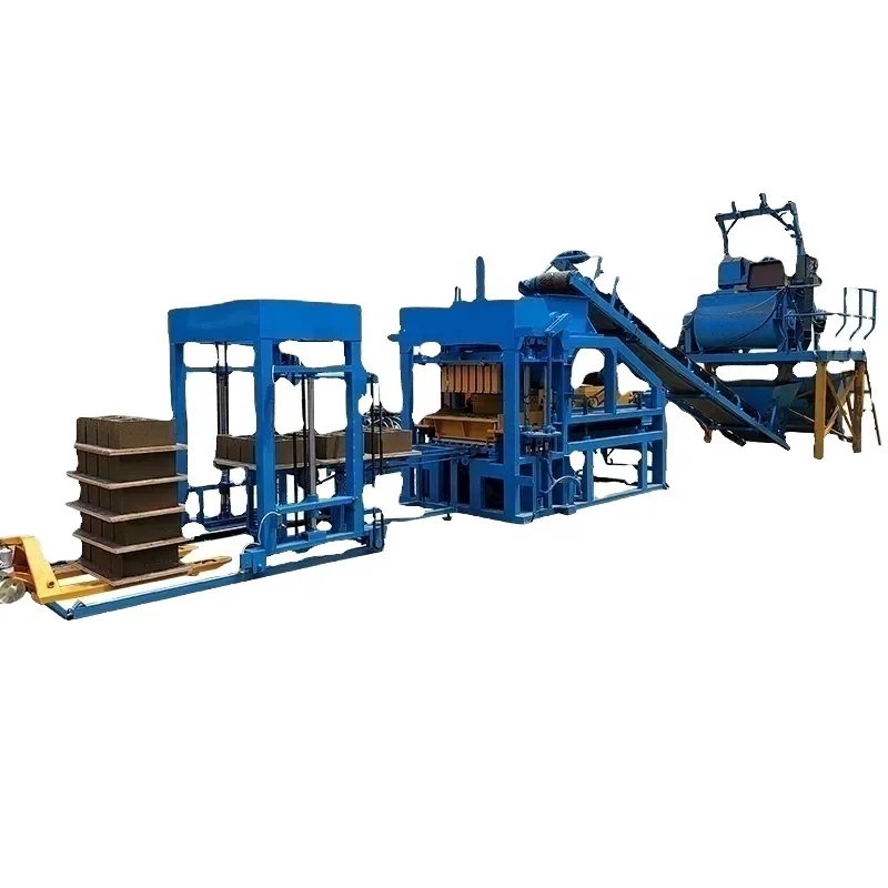 Aiwei hydraulic good quality brick machine QT 4-15B Automatic Block Making Machine for sale