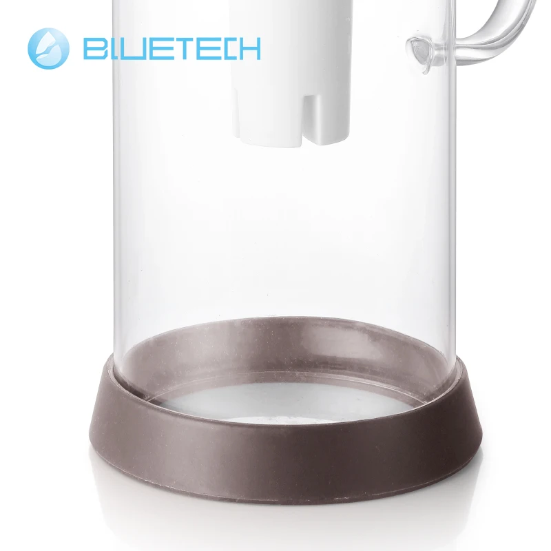 Cost-effective choice 3.5L glass carafe drinking water purifier alkaline water filter pitcher jug with handle