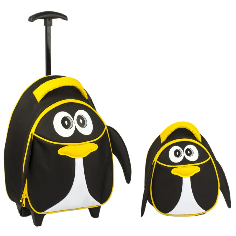 cute cartoon lunch bag and trolley bag set  kid