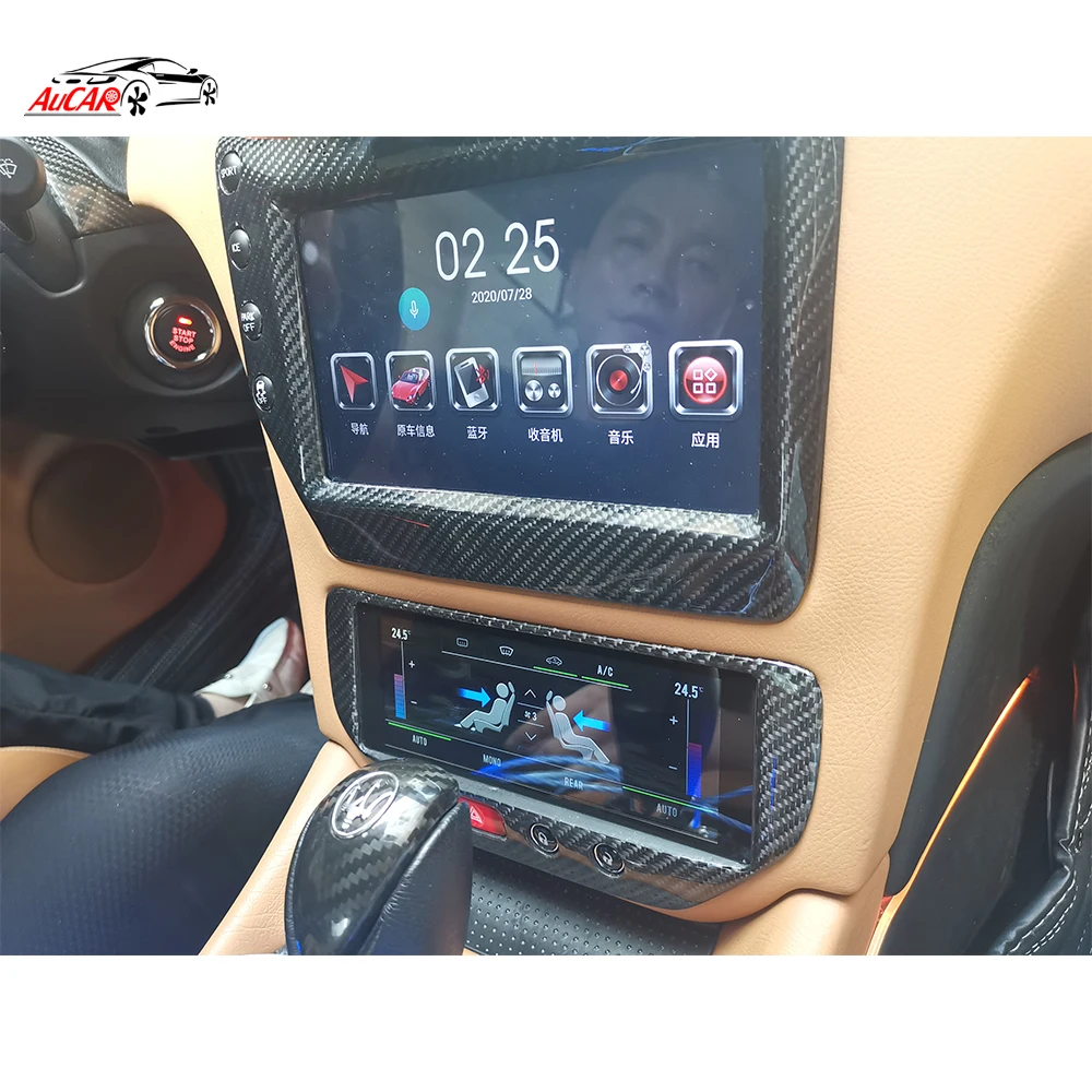  Панель контроля климата AuCAR aircon панель сенсорного экрана переменного тока для Maserati granтуризм/Gran Cabrio 2007 -