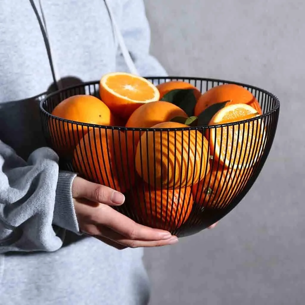 2020 Hot Sale Metal Wire fruit bowl storage basket For Home Kitchen