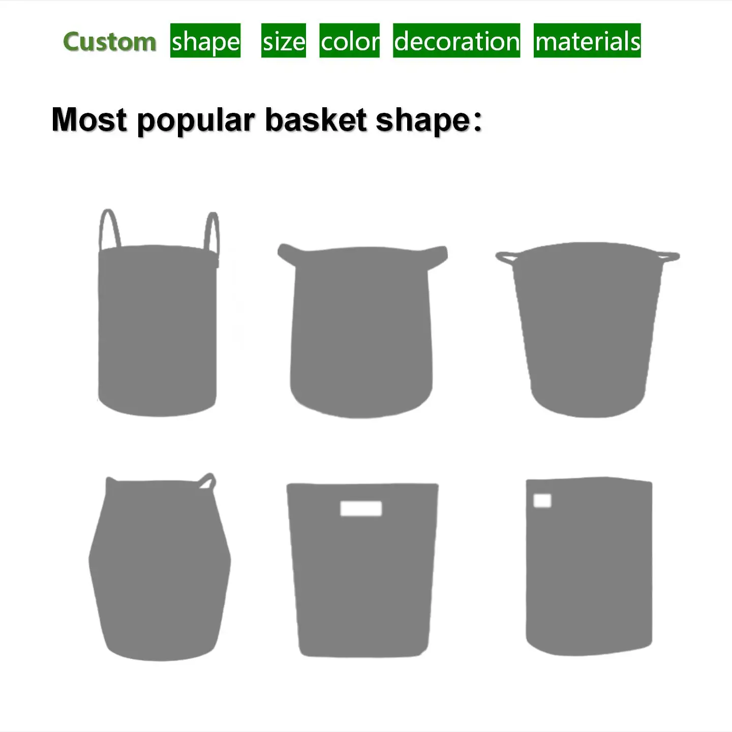 Multi Functional Natural Cotton Rope Woven Storage Basket Customized Laundry Basket for Organizing Clothes Towels with Handles