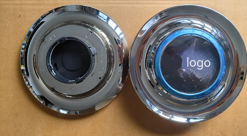 Large Silver Chrome Black floating Center Wheel sticker Rim Hub Caps ABS Finishing Emblem for BENZ BMW ROLLS ROYCE Audi