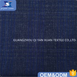 Оптовая продажа, полиэстер, вискоза, спандекс, смешанный материал, клетчатый дизайн, текстурированный костюм, мужской блейзер, ткань для весны