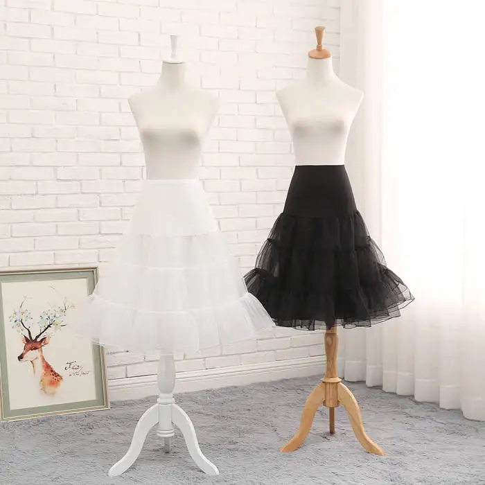 23 Colors Vintage Boneless Lolita Rock Ball Big Long Petticoat Girls