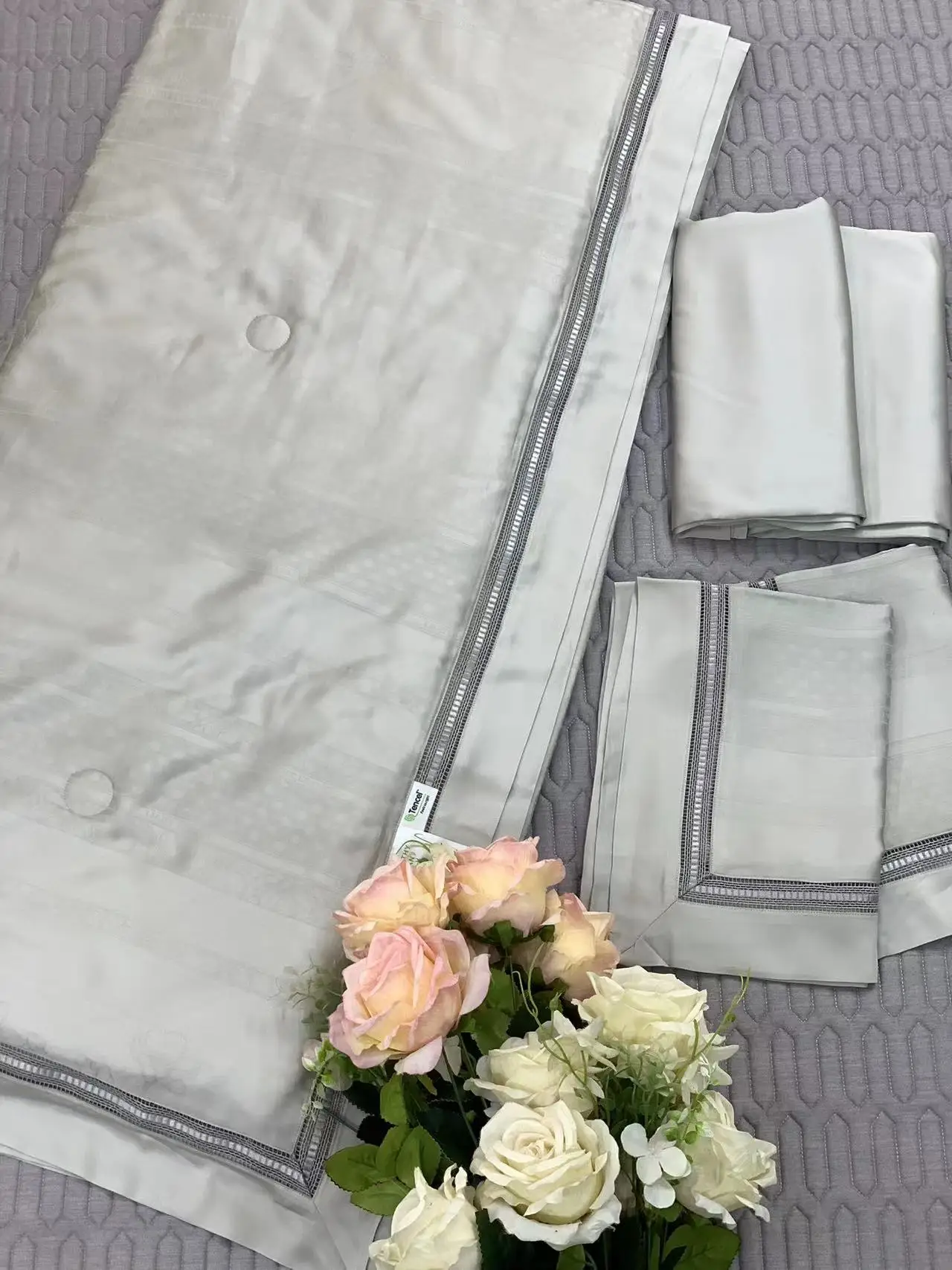 Wholesale Price Bed Cover Quilt Set Bed Sheets Tencel Quilt Bedding Sets