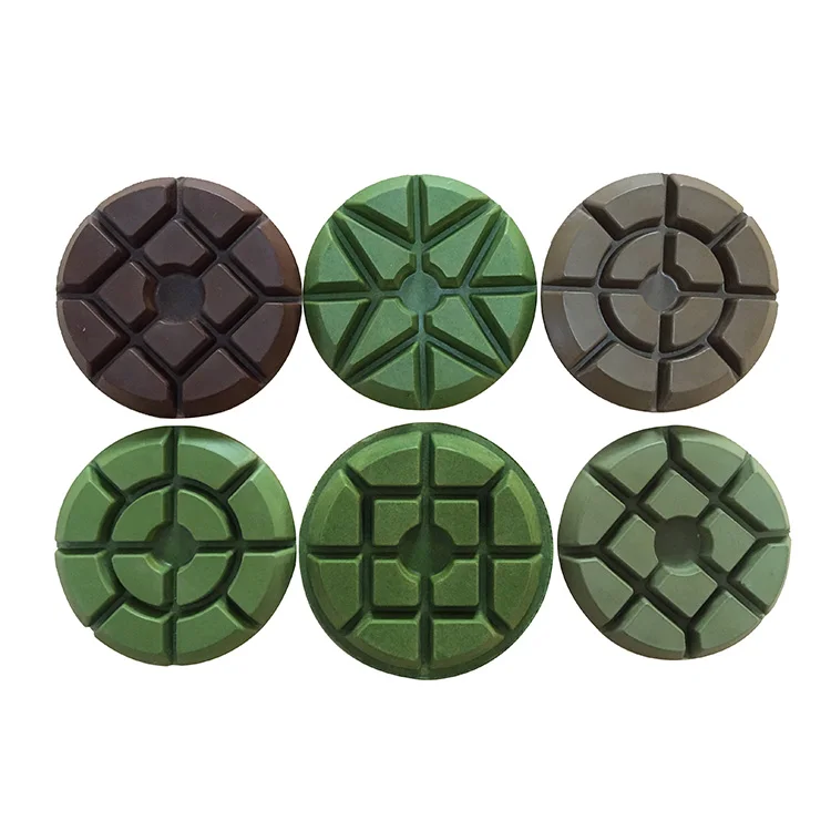 
Fully stocked customized 4 inch resin grinding diamond polishing pads for granite 