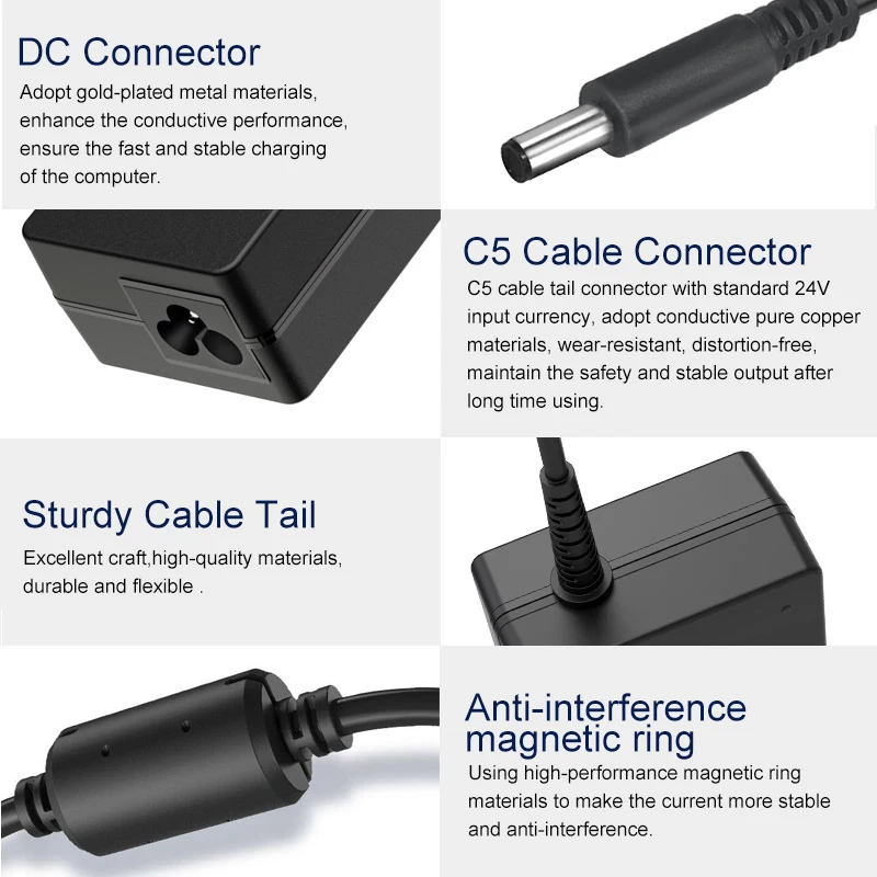 New Laptop Charger 90W 19V 4.74A 4.8*1.7mm Notebook Ac Adapter Fast charger For For HP CQ511 DV2000 CQ516 Laptop Power Supply