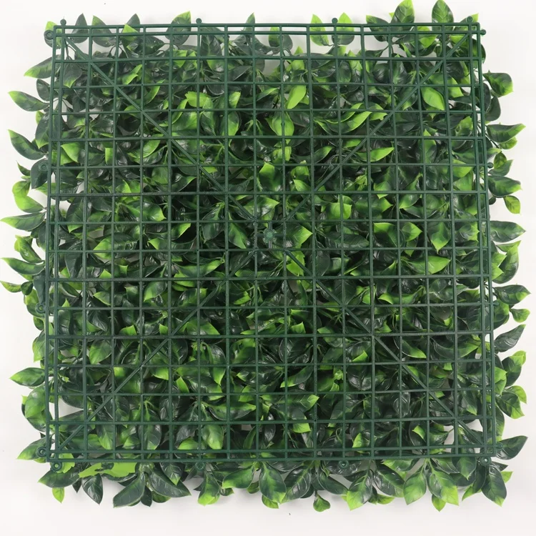 Factory Price Plastic Fake Hedge Garden Fence Boxwood Panel Green Wall Artificial Wall Grass For Indoor Outdoor Decoration