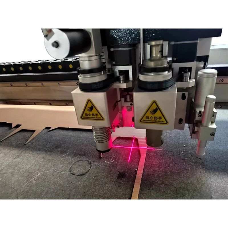 Vibration Knife stapler for carton box cutter kraft paper carton box cutting machine small carton box making machine with CE