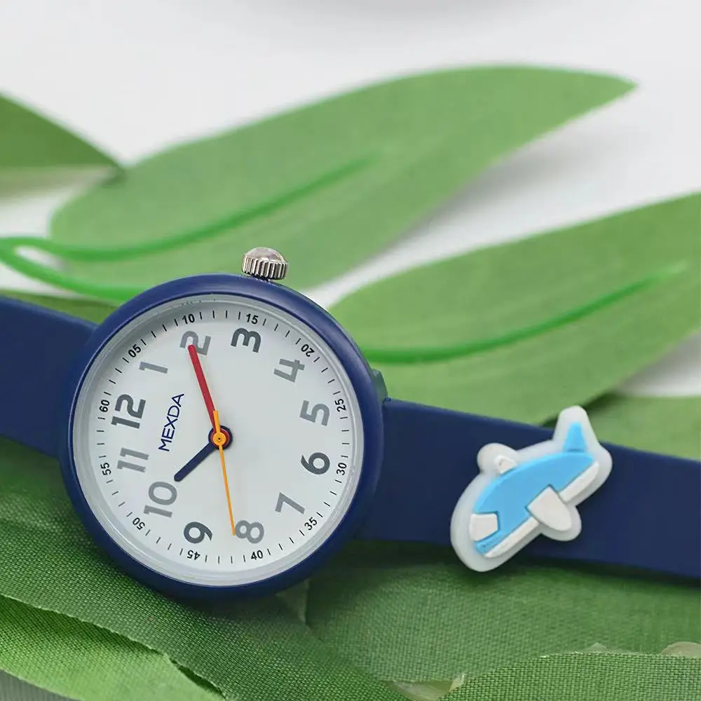 Pattern Children Watches and Kid Watch Movt Silicon Strap with Cute Montre Enfant Painting Colorful Japan Glass Silicone Fashion
