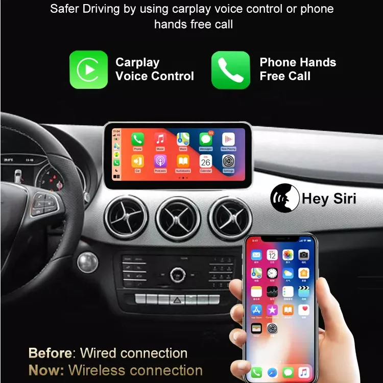 MCX 10.25' 4+64GB Android 10.0 Car Radio Wifi Multimedia Navigation For GLK Class X204 2013-2017