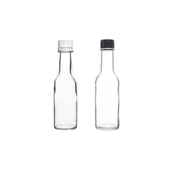 Factory 150ml  Fruit Jam BBQ Original Ketchup Paste Mustard Salad Dressing 5 oz Glass Bottle with Tamper Evident Screw Lid
