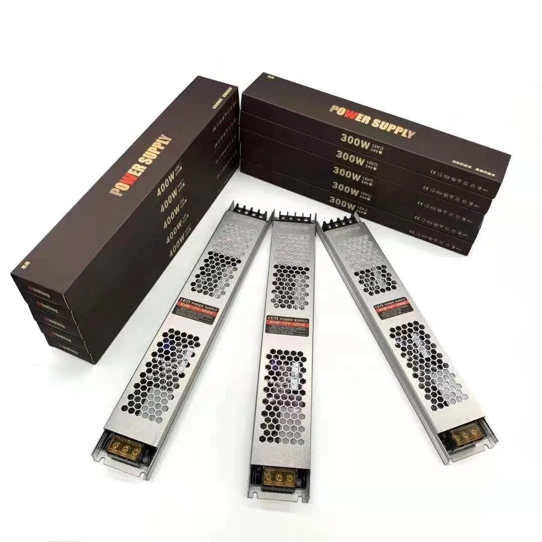 Constant Voltage Ultra Thin Slim Switching  power supply SMPS LED Driver DC 12V 25A 24V 12.5A 300W Power Supply for led lighting