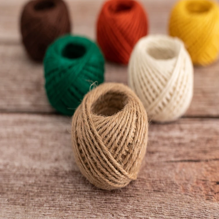 
Hot selling good quality natural burlap hessian jute twine cord hemp rope 