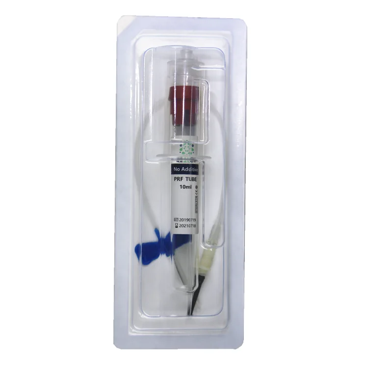 Нет добавки тромбоцитов богатый фибрин зуб экстракции PRF комплект