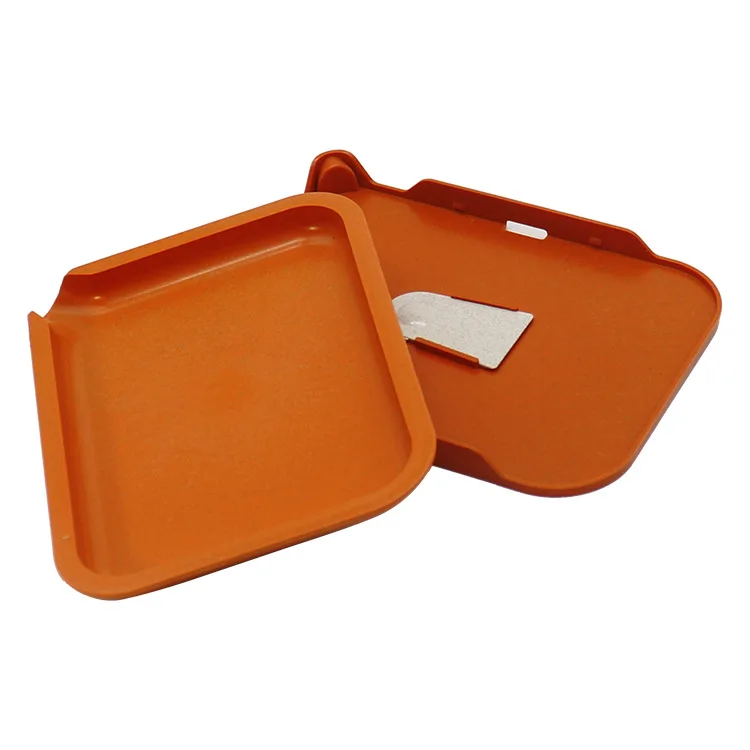 Custom Biodegradable Tobacco Rolling Tray Herb Rolling Plates With Lid