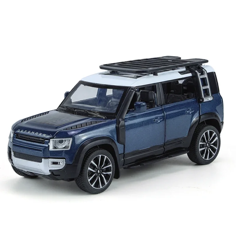 1/32  Land Rover Defender 110 Alloy Model Car Die-cast Toy Car Simulation Off-road Vehicle Model Simulation Sound-light Boy Gift