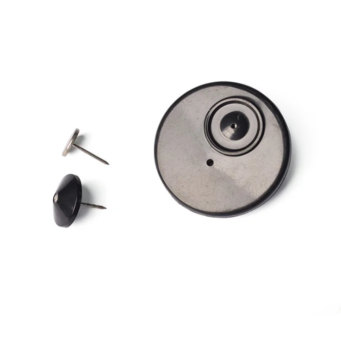 Eccentric Circle Security Hard Tag Plastic EAS RF R50 8.2mhz Super Sensor Remove Clothing Alarm Hard Security Tag With Pins