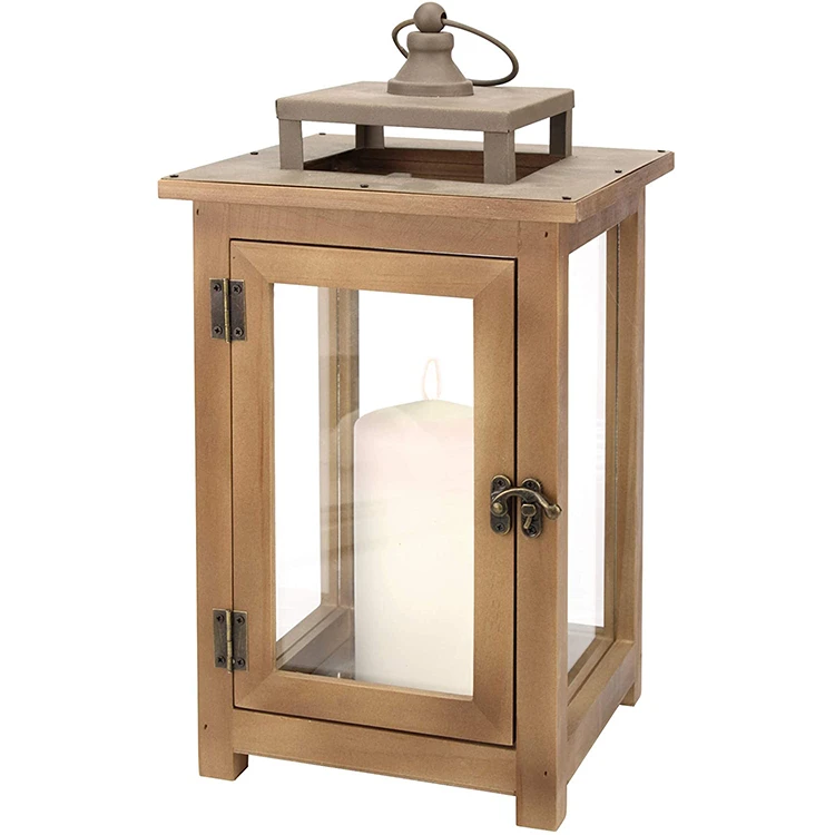New Inventions Tidy Indestructible Simple Wood Lantern